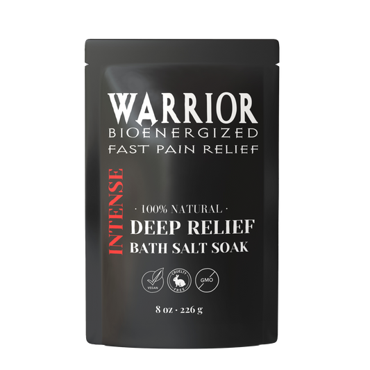 WARRIOR RELIEF BATH SOAK - FAST ACTING- INTENSE PAIN RELIEF