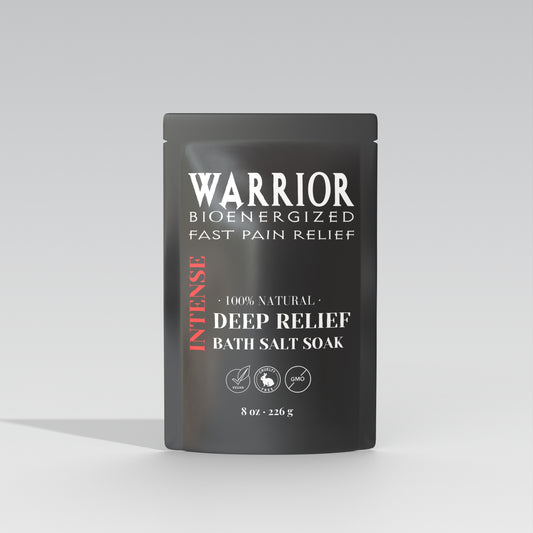 WARRIOR RELIEF BATH SOAK - FAST ACTING- INTENSE PAIN RELIEF