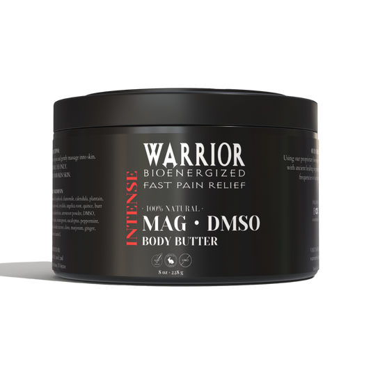 WARRIOR RELIEF INTENSE MAGNESIUM DMSO Bioenergized Luxury Body Butter